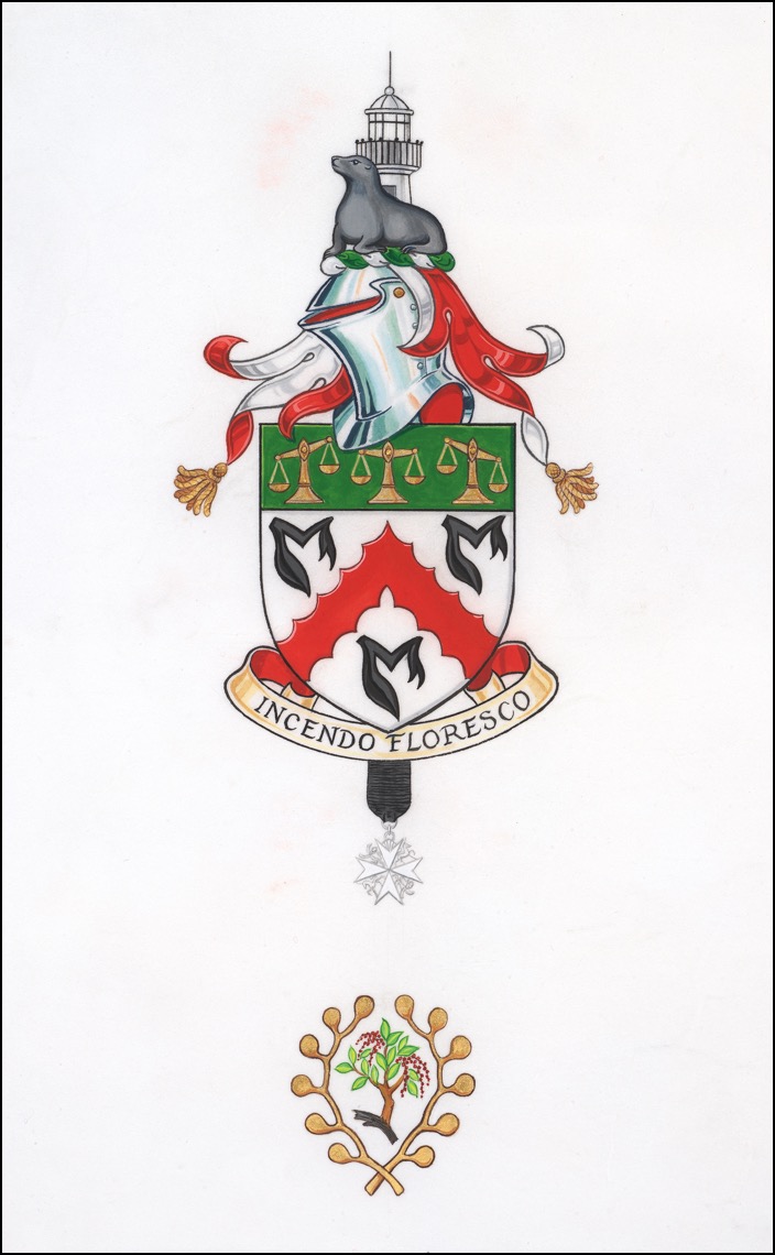 DAR Arms and Badge