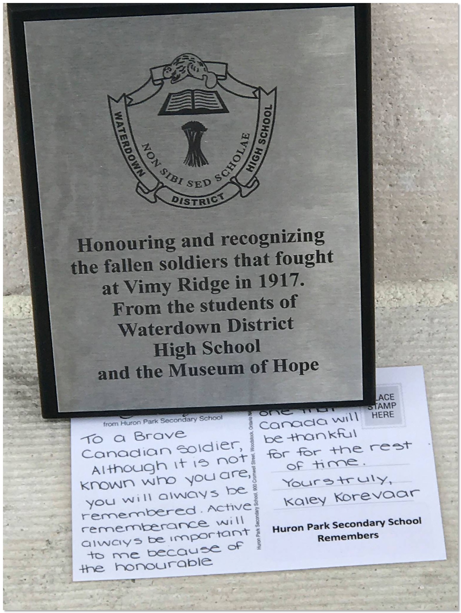 Note at Vimy
